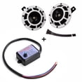 thumbnail image 1 of FARBIN Loud Car Horn with 12-Tone Controller 12v Motorcycle Horns High Tone/Low Tone Metal Twin Horns Kit with Protective Grill Universal Electric Horns for Truck Car Motorcycle, 1 of 6