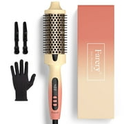 FARERY Thermal Brush for root volume & loose curls, 1.77" Ionic heated curling brush