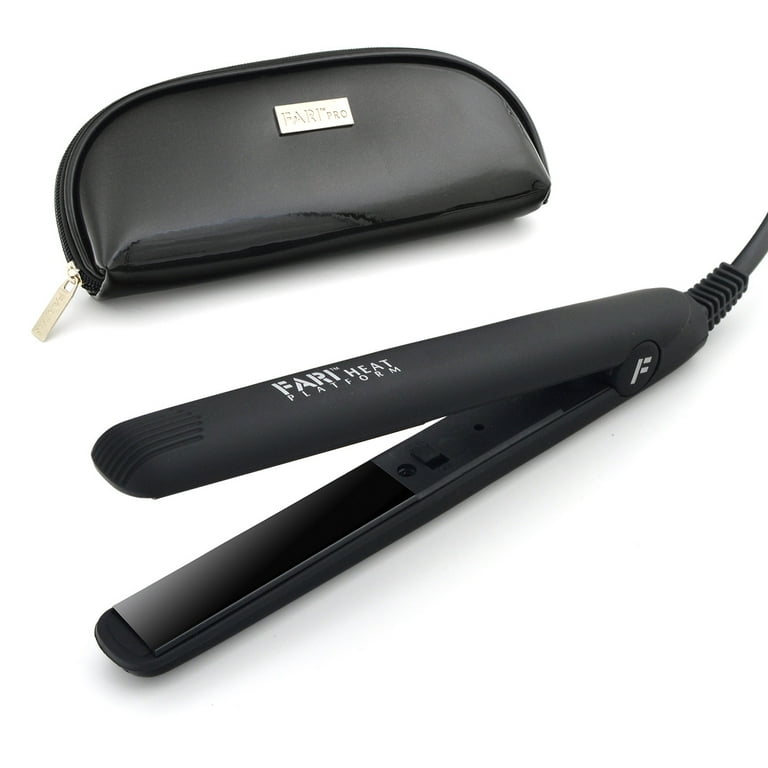 FARI Travel Mini Flat Iron Dual Voltage 1 2 Inch Ceramic Tourmaline Hair Straightener
