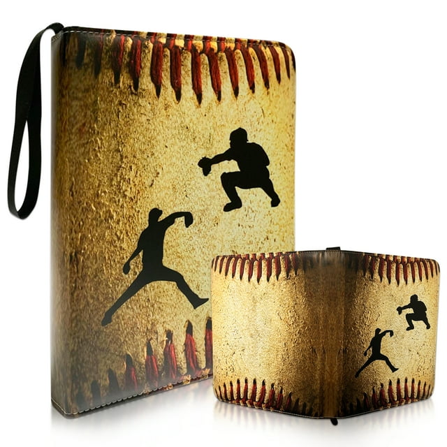 FARILIS Baseball Card Binder with Sleeves Protect 900 Sports Cards