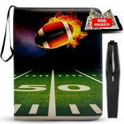FARILIS - Baseball Card Binder with Sleeves - Protect 900 Sports Cards in Your Baseball Card Holder