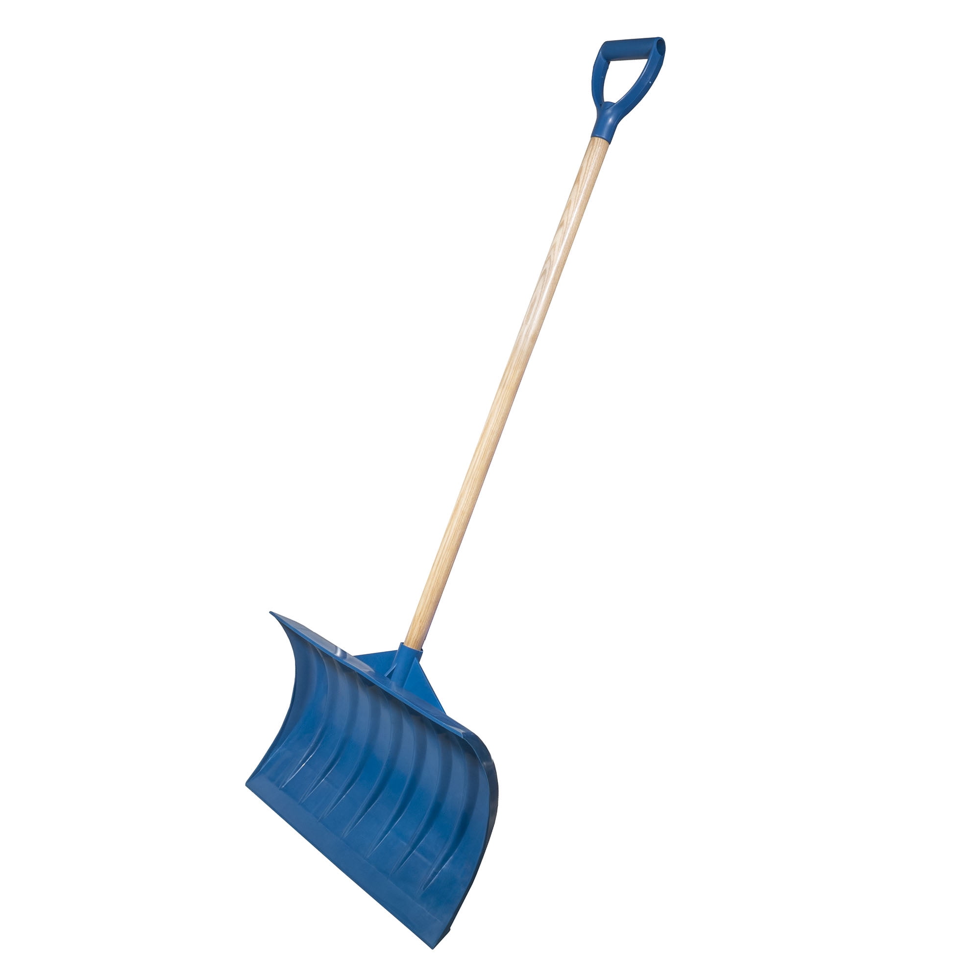 FARM-TUFF Durable Snow Shovel Pusher with Ash Hardwood Handle and
