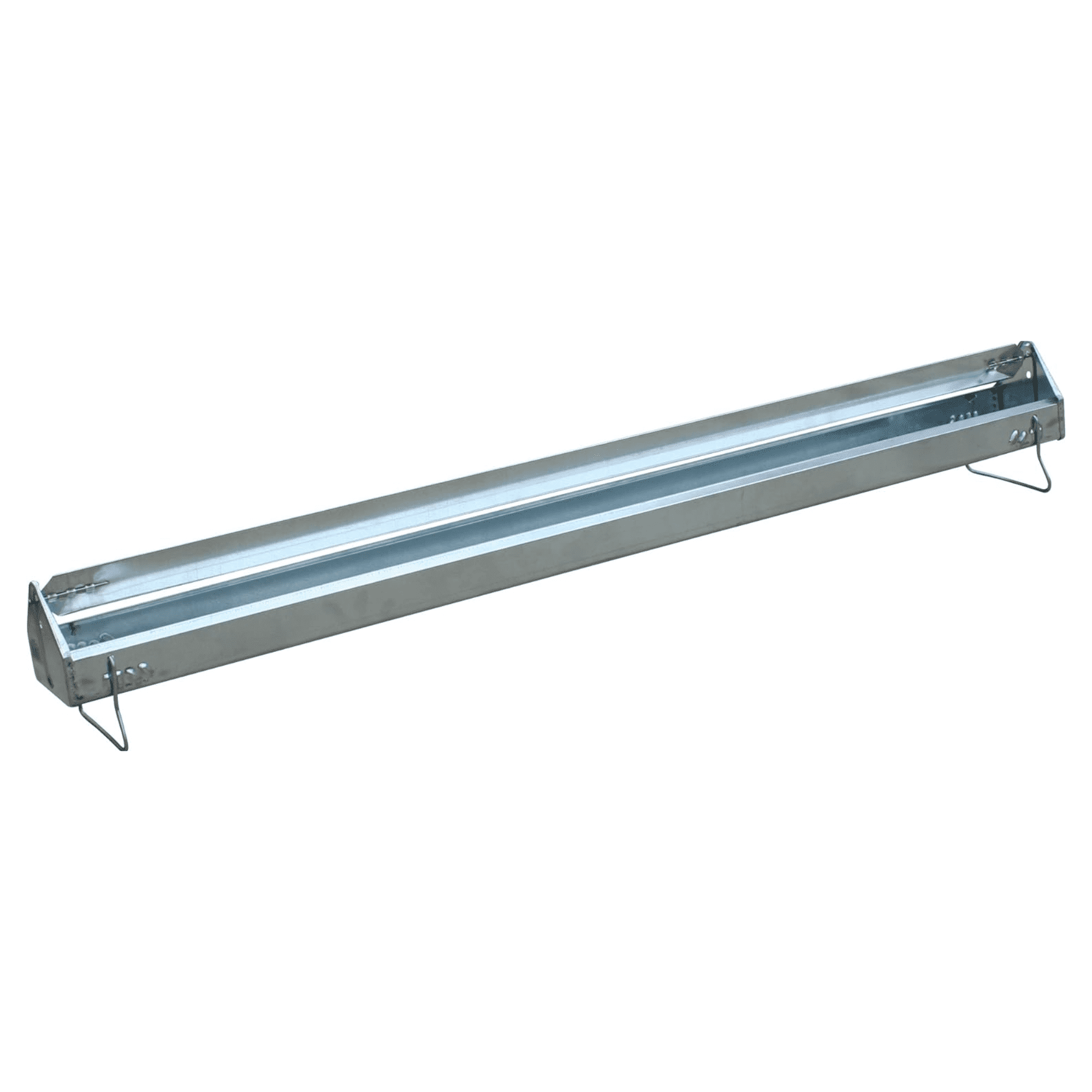 36-Inch Galvanized Metal Reel-Top Poultry Feeder