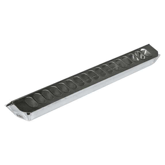 FARM-TUFF Slide Top Rectangular Outdoor Galvanized Metal Poultry Feeder for Chickens, 24in