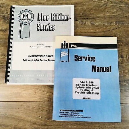 FARMALL INTERNATIONAL 686 666 86 HYDROSTATIC DRIVE TRACTOR SERVICE MANUAL SET IH