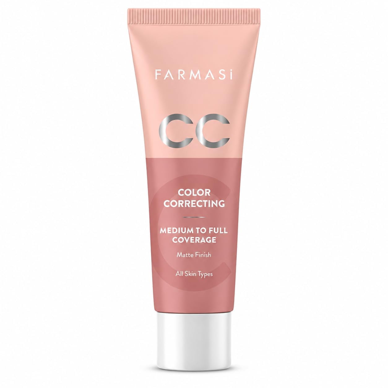 FARMASi CC Cream, Color Correcting, Matte Finish, 02 Light to Medium, 1 ...
