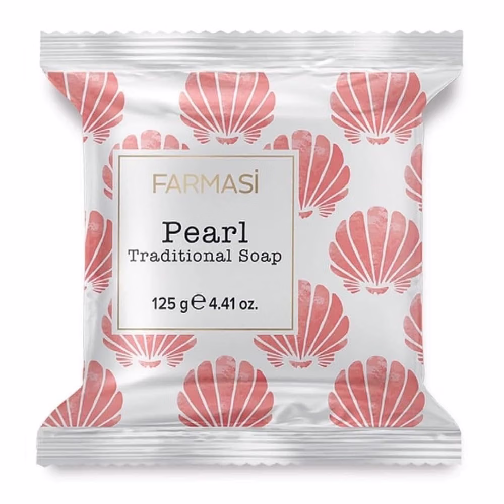 FARMASi Pearl Traditional Soap, Moisturizing Cleansing Bar, 4.41 oz