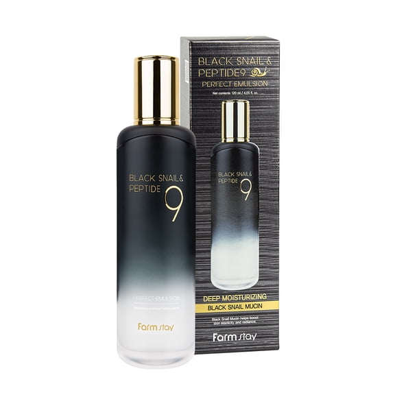 FARMSTAY BLACK SNAIL & PEPTIDE9 PERFECT EMULSION 120ml