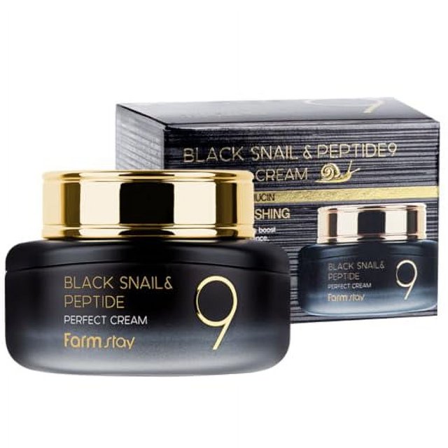 FARMSTAY Black Snail Peptide9 Perfect Cream_Korean Skin Care K Beauty ...