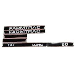 FARMTRAC TRACTOR 60 HOOD DECAL KIT HIGH DECALS