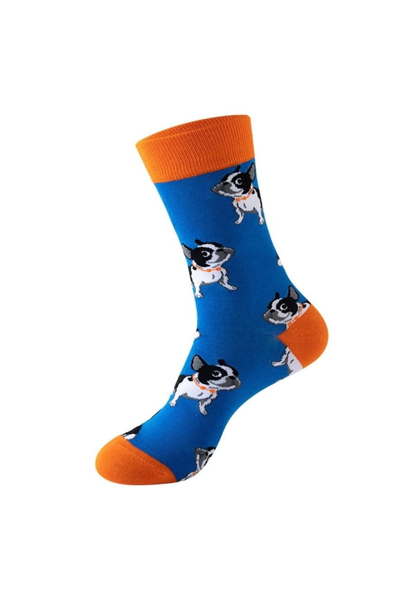 Crew Cute Animal French Bulldog Socks, Suitable for Men and Women, 1 pair