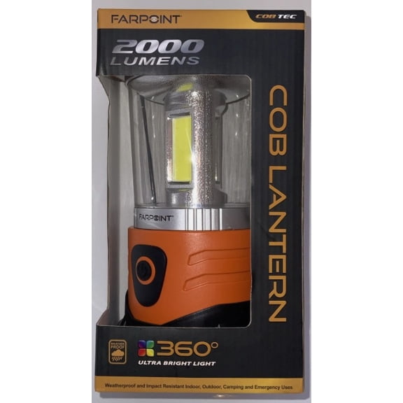 FARPOINT 2000 LUMENS COB LANTERN