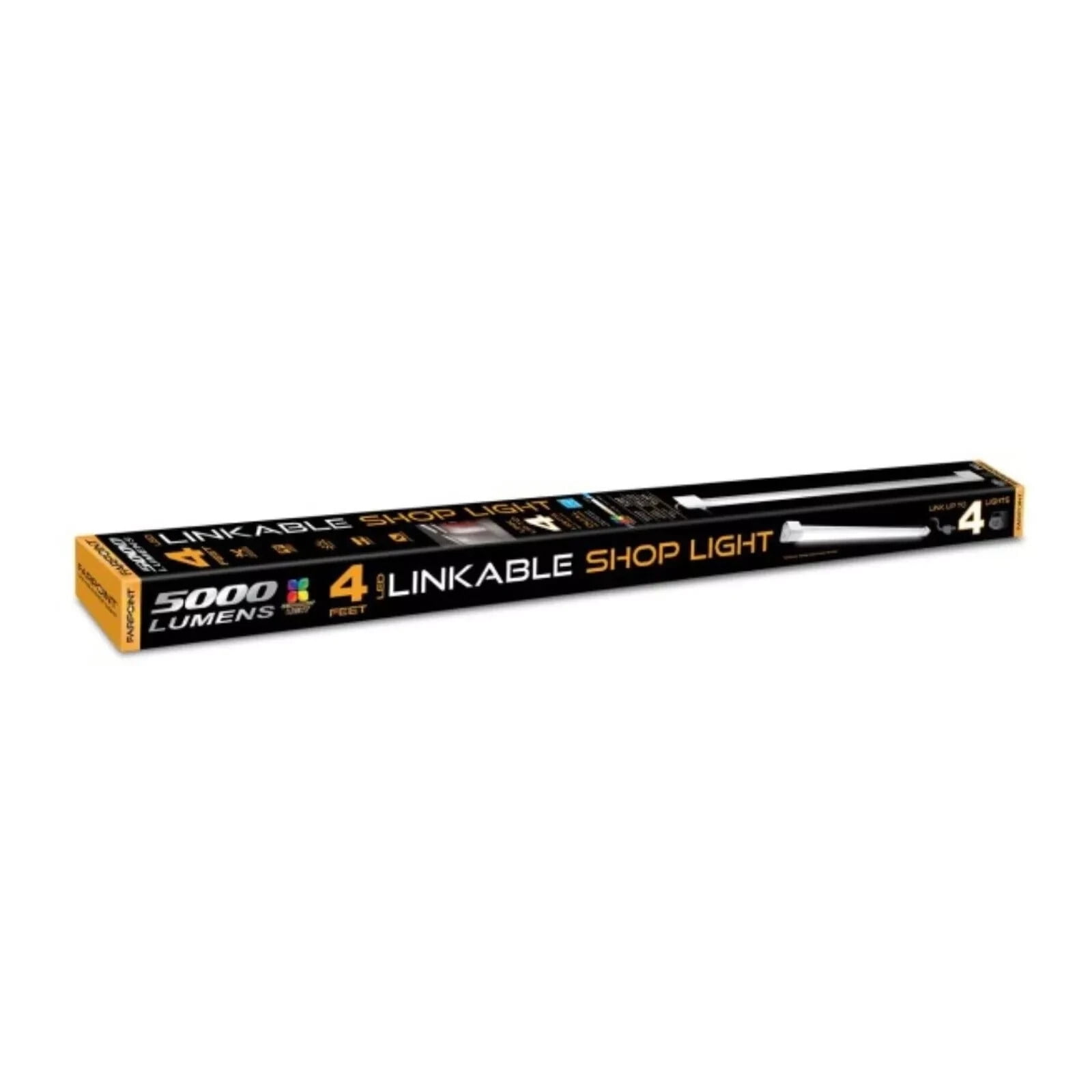 FARPOINT LED Linkable 4 FT LED Shop Light Fixture