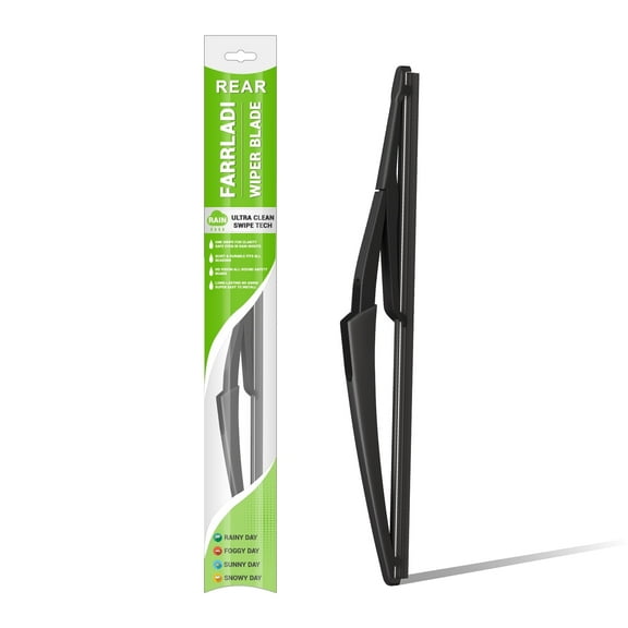 FARRLADI Windshield Wiper Replacement for 10 Inch OEM Quality Premium All-Season Rear Wiper Blade(Pack of 1)