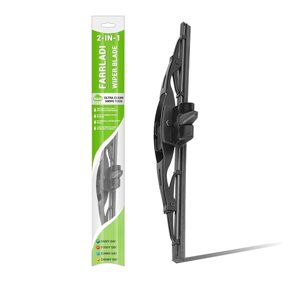 FARRLADI Windshield Wiper Replacement for Toyota FJ Cruiser 2007-2014,OEM Quality Premium All-Season Rear Wiper Blade - 10"(Pack of 1)