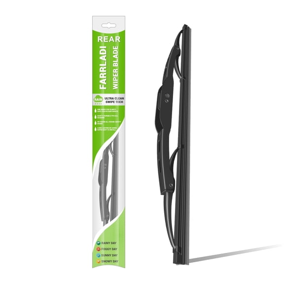 FARRLADI Windshield Wipers Replacement for Dodge Caravan 1996-2007/Grand Caravan 1996-2020/Town & Country 1996-2016,Easy installation,Streak-free 16 Inch All-Season Rear Wiper Blades(Pack of 1)