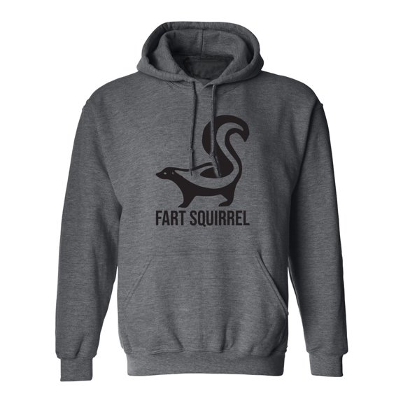 FART SQUIRREL Adult Hooded Sweatshirt