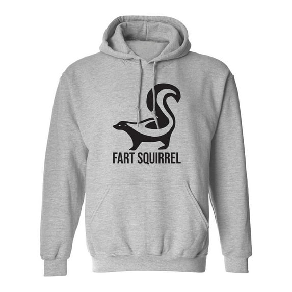 FART SQUIRREL Adult Hooded Sweatshirt
