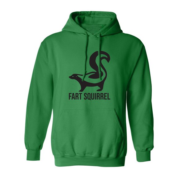 FART SQUIRREL Adult Hooded Sweatshirt