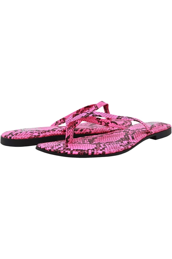 FARYL by FaryIrobin Milo Pink Snake  MILO-PNKSNAKE Women's Size 7
