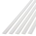 thumbnail image 1 of FASÄDE 47 in. Decorative Vinyl Divider Trim Gloss White (5 Pack), 1 of 8