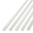 thumbnail image 1 of FASÄDE 47 in. Decorative Vinyl Inside Corner Trim in Gloss White (5 Pack), 1 of 5