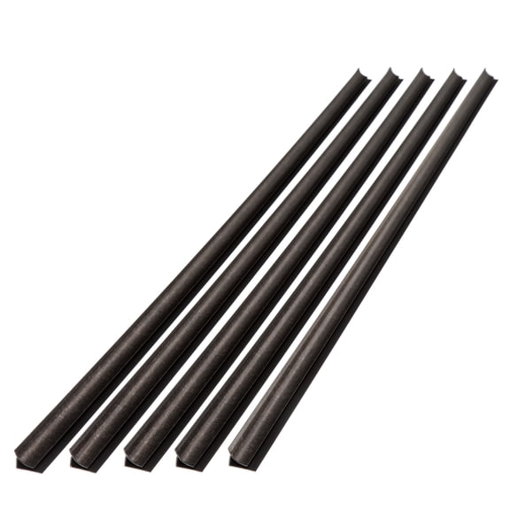 FASÄDE 47 in. Decorative Vinyl Large Profile Inside Corner Trim in Smoked Pewter (5 Pack)