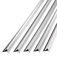 thumbnail image 1 of FASÄDE 47 in. Decorative Vinyl Large Profile Outside Corner Trim Brushed Aluminum (5 Pack), 1 of 7