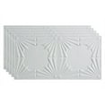 thumbnail image 1 of FASÄDE Art Deco Decorative Vinyl 2ft x 4ft Glue Up Ceiling Panel in Matte White (5 Pack), 1 of 5