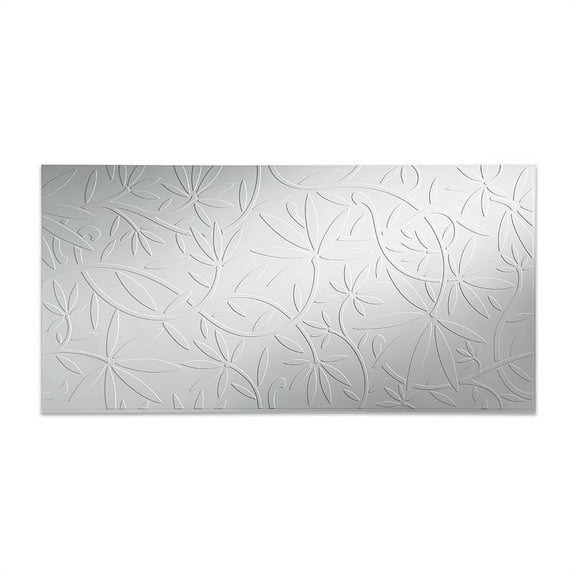 FASÄDE Audrey 4-foot x 8-foot PVC Wall Panel in Matte White