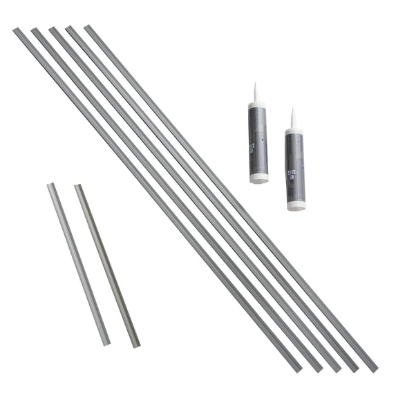 FASÄDE Backsplash Accessory Kit Argent Silver