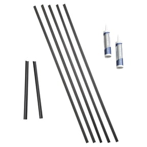 FASÄDE Backsplash Accessory Kit Brushed Onyx