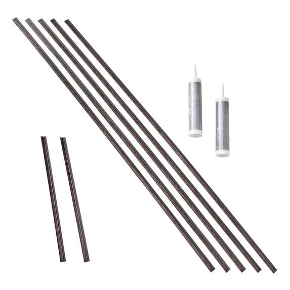 FASÄDE Backsplash Accessory Kit Smoked Pewter