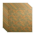 thumbnail image 1 of FASÄDE Border Fill  Decorative Vinyl 2ft x 2ft Lay in Ceiling Panel in Copper Fantasy (5 Pack), 1 of 6