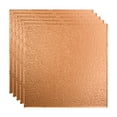 thumbnail image 1 of FASÄDE Border Fill  Decorative Vinyl 2ft x 2ft Lay in Ceiling Panel in Polished Copper (5 Pack), 1 of 6
