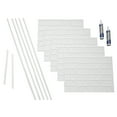 thumbnail image 1 of FASÄDE Crescent Decorative Vinyl Backsplash 15 sq ft Kit in Matte White, 1 of 8