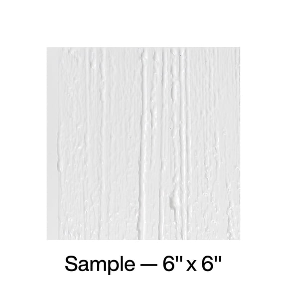 FASDE Rain Decorative Vinyl Backsplash Panel in Gloss White (6X6 Inch Sample)