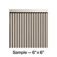 thumbnail image 1 of FASÄDE Rib Decorative Vinyl Backsplash Panel in Brushed Nickel (6X6 Inch Sample), 1 of 6