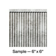 FASÄDE Rib Decorative Vinyl Backsplash Panel in Crosshatch Silver (6X6 Inch Sample)