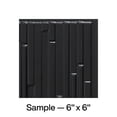 thumbnail image 1 of FASÄDE Skyline Decorative Vinyl Backsplash Panel in Matte Black (6X6 Inch Sample), 1 of 6