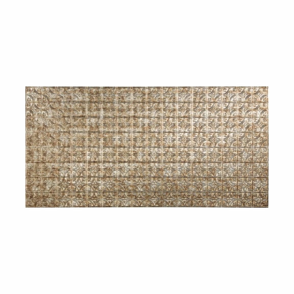 FASÄDE Traditional 1 4-foot x 8-foot PVC Wall Panel in Bermuda Bronze