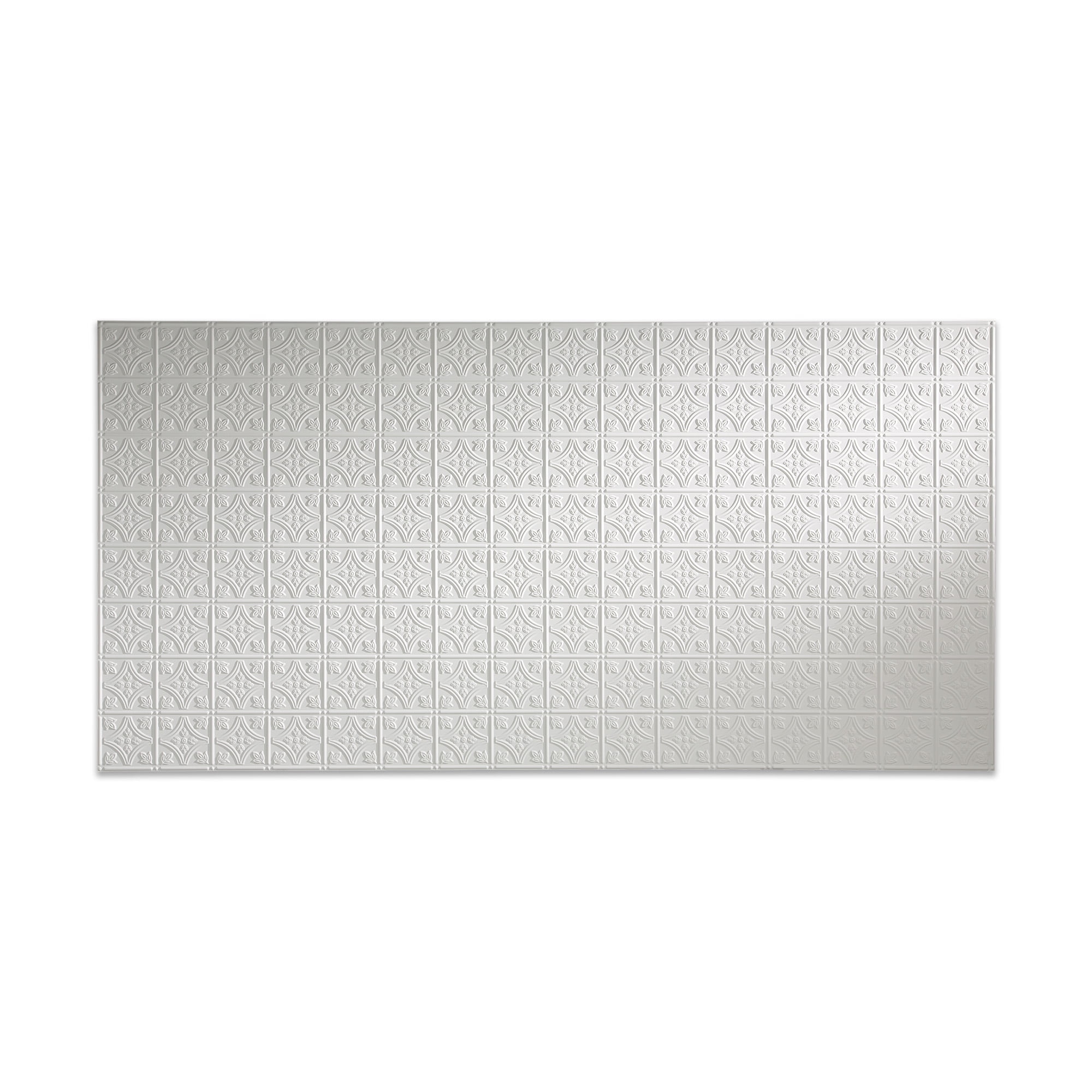 FASÄDE Traditional 1 4-foot x 8-foot PVC Wall Panel in Matte White ...