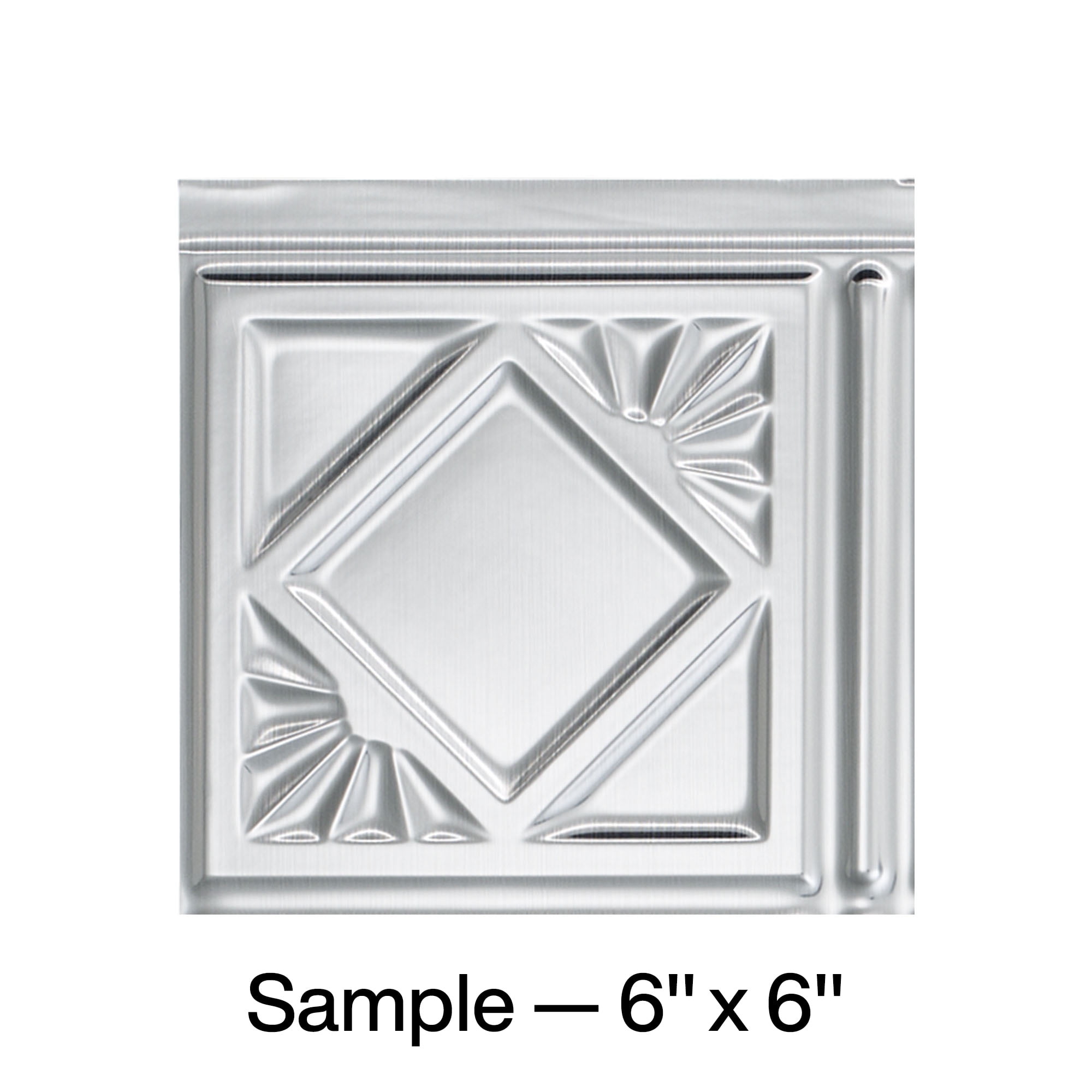 FASÄDE Traditional 4 Decorative Vinyl Backsplash Panel in Brushed