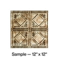 thumbnail image 1 of FASÄDE Traditional 4 Decorative Vinyl Glue Up Ceiling Panel in Bermuda Bronze (12X12 Inch Sample), 1 of 6