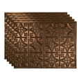 thumbnail image 1 of FASÄDE Traditional Style 1 Decorative Vinyl 18in x 24in Backsplash Panel in Oil Rubbed Bronze (5 Pack), 1 of 7