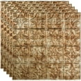 thumbnail image 1 of FASÄDE Traditional Style/Pattern 1 Decorative Vinyl 2ft x 2ft Lay in Ceiling Panel in Bermuda Bronze (5 Pack), 1 of 5