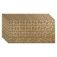 thumbnail image 1 of FASÄDE Traditional Style/Pattern 1 Decorative Vinyl 2ft x 4ft Glue Up Ceiling Panel in Copper Fantasy (5 Pack), 1 of 5