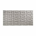 thumbnail image 1 of FASÄDE Traditional Style/Pattern 1 Decorative Vinyl 2ft x 4ft Glue Up Ceiling Panel in Crosshatch Silver (5 Pack), 1 of 6