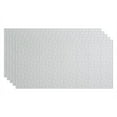 thumbnail image 1 of FASÄDE Traditional Style/Pattern 1 Decorative Vinyl 2ft x 4ft Glue Up Ceiling Panel in Matte White (5 Pack), 1 of 5