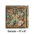 thumbnail image 1 of FASÄDE Traditional Style/Pattern 10 Decorative Vinyl Backsplash Panel in Copper Fantasy (6X6 Inch Sample), 1 of 6